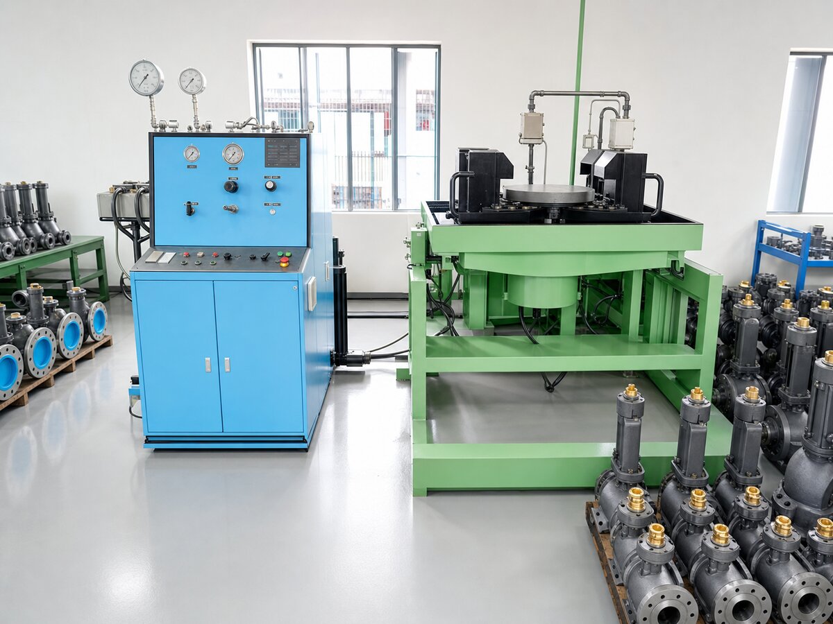 Soudarshini Valve manufacturing floor
